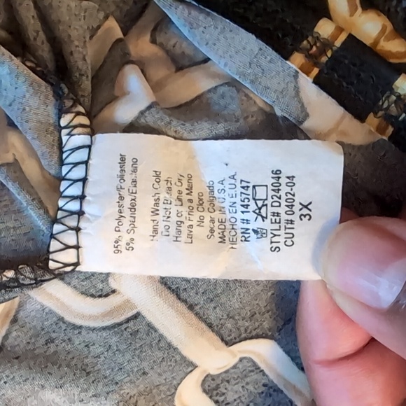 Fashion Nova| Black V-Neck Midi Dress With Gold Toned Chain Link Pattern - Picture 14 of 14